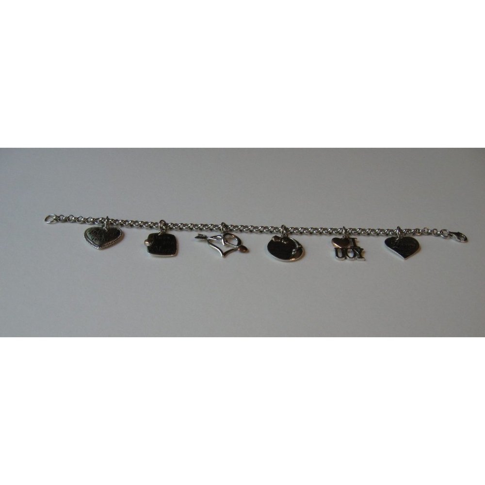JCM 925 Thailand Heart Charm Bracelet - Picture 3 of 6